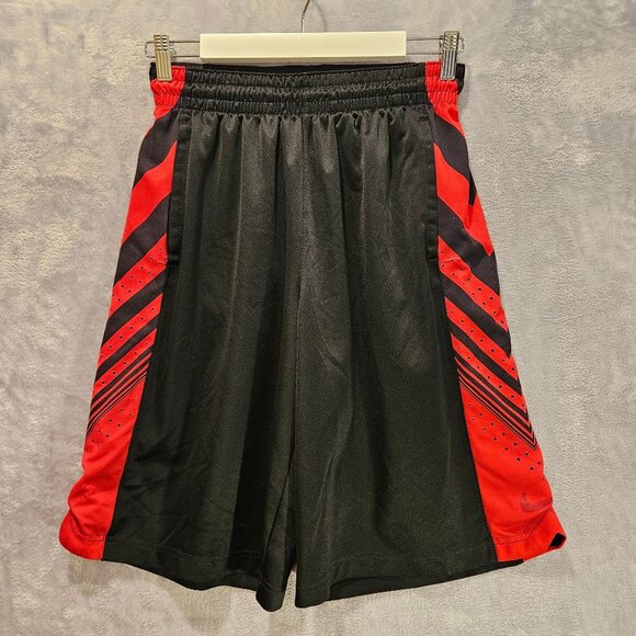 Nike Other - Nike Dri Fit Shorts Men Medium vented Red Black Running Athletic Pull On basket